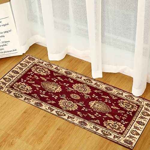 BOVZOX rutschfeste Küchenmatten Ethnischer Stil Teppiche Waschbare Gummiunterlage Fußmatte Mikrofaser Teppichset 50 x 80cm von BOVZOX