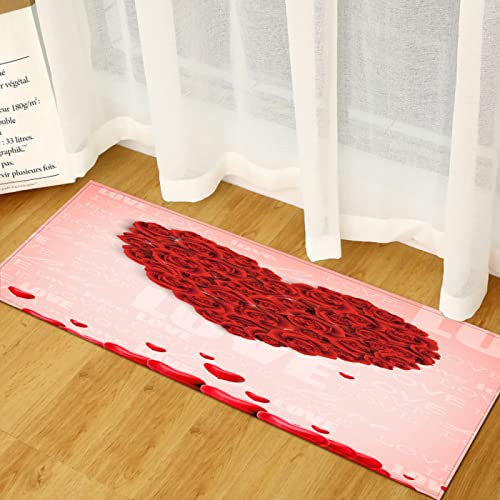 BOVZOX rutschfeste Küchenmatten Liebe Teppiche Waschbare Gummiunterlage Fußmatte Mikrofaser Teppichset 50 x 80cm BOVZOX rutschfeste Küchenmatten Liebe Teppiche Waschbare Gummiunterlage Fußmatte Mikrofaser Teppichset 50 x 80cm von BOVZOX