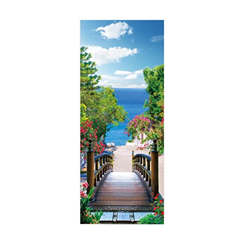Türaufkleber Meer Türtapete Selbstklebend Türposter Kinderzimmer Fototapete Türfolie Poster Tapete 3D Decoration Aufkleber PVC B90 x H200cm Türaufkleber Meer Türtapete Selbstklebend Türposter Kinderzimmer Fototapete Türfolie Poster Tapete 3D Decoration Aufkleber PVC B90 x H200cm von BOVZOX