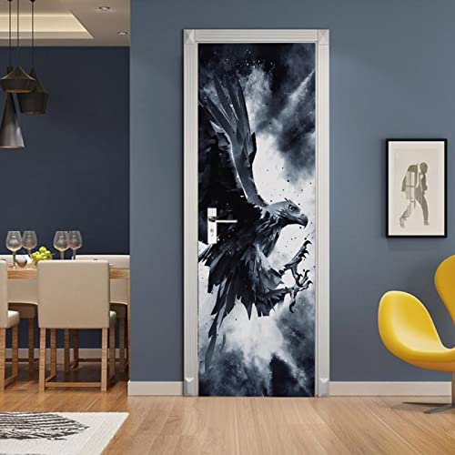 Türaufkleber selbstklebendes Adler Türbild Fototapete Türfolie Poster Tapete Pvc Wasserdicht Abnehmbare Wandbilder Für Schlafzimmer Haus Bad Büro B100 x H200cm Türaufkleber selbstklebendes Adler Türbild Fototapete Türfolie Poster Tapete Pvc Wasserdicht Abnehmbare Wandbilder Für Schlafzimmer Haus Bad Büro B100 x H200cm von BOVZOX
