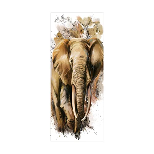 Türaufkleber selbstklebendes Elefanten Türbild Fototapete Türfolie Poster Tapete Pvc Wasserdicht Abnehmbare Wandbilder Für Schlafzimmer Haus Bad Büro B100 x H200cm Türaufkleber selbstklebendes Elefanten Türbild Fototapete Türfolie Poster Tapete Pvc Wasserdicht Abnehmbare Wandbilder Für Schlafzimmer Haus Bad Büro B100 x H200cm von BOVZOX