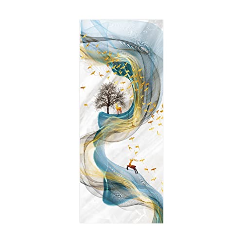 Türaufkleber selbstklebendes Hirsch Türbild Fototapete Türfolie Poster Tapete Pvc Wasserdicht Abnehmbare Wandbilder Für Schlafzimmer Haus Bad Büro B83 x H204cm Türaufkleber selbstklebendes Hirsch Türbild Fototapete Türfolie Poster Tapete Pvc Wasserdicht Abnehmbare Wandbilder Für Schlafzimmer Haus Bad Büro B83 x H204cm von BOVZOX