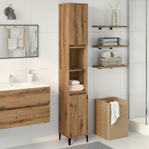 BOWEKAM Badschrank Artisan Eiche 30x30x190 cm Holzwerkstoff BOWEKAM Badschrank Artisan Eiche 30x30x190 cm Holzwerkstoff von BOWEKAM