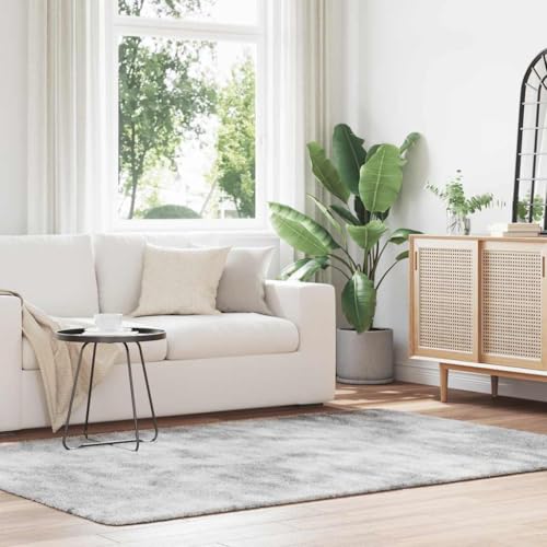 BOWEKAM Decor-Rugs Shaggy Teppich Hochflor NAVARRA Hellgrau 160x230 cm Polyester von BOWEKAM