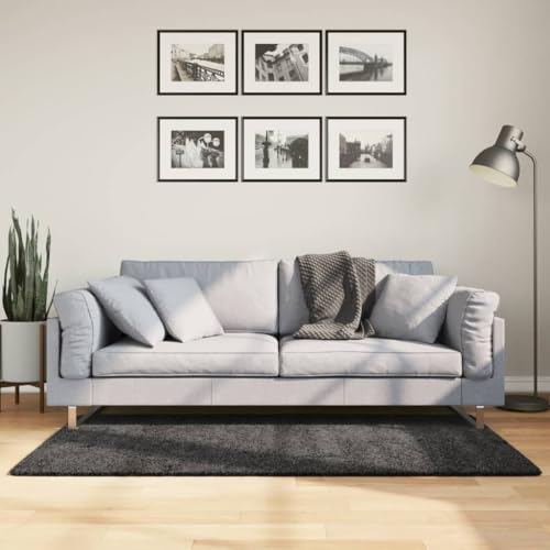 BOWEKAM Decor-Rugs Shaggy Teppich PAMPLONA Hochflor Modern Anthrazit 120x170 cm von BOWEKAM