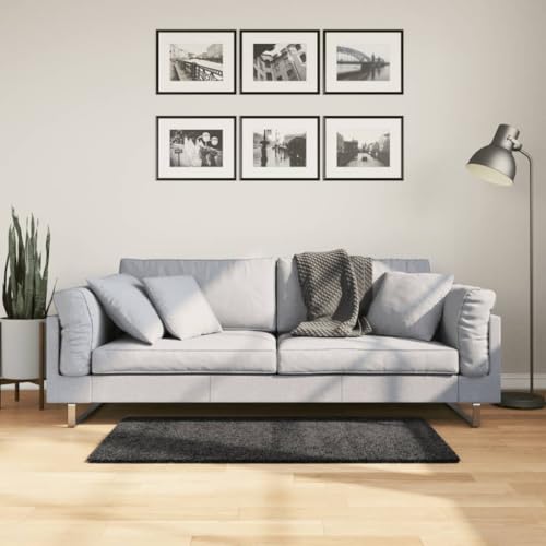 BOWEKAM Decor-Rugs Shaggy Teppich PAMPLONA Hochflor Modern Anthrazit 60x110 cm BOWEKAM Decor-Rugs Shaggy Teppich PAMPLONA Hochflor Modern Anthrazit 60x110 cm von BOWEKAM