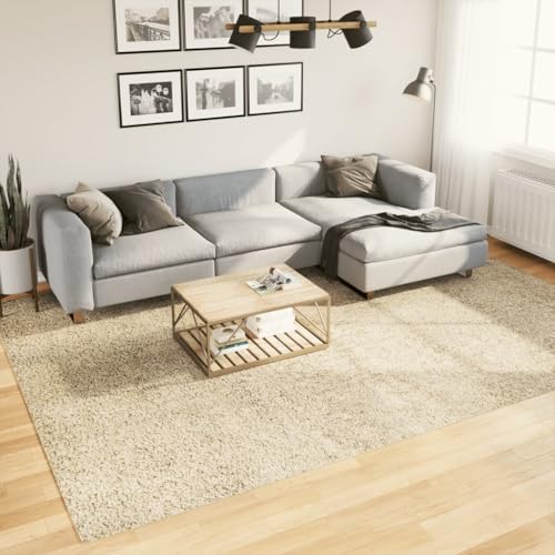 BOWEKAM Decor-Rugs Shaggy Teppich PAMPLONA Hochflor Modern Gold 240x340 cm von BOWEKAM