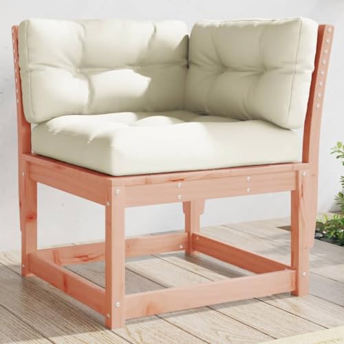 BOWEKAM Gartensofa Ecksofa mit Kissen 73x73x78cm Massivholz Douglas von BOWEKAM