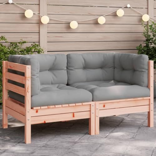 BOWEKAM Gartensofa Ecksofa mit Kissen Massivholz Douglas von BOWEKAM