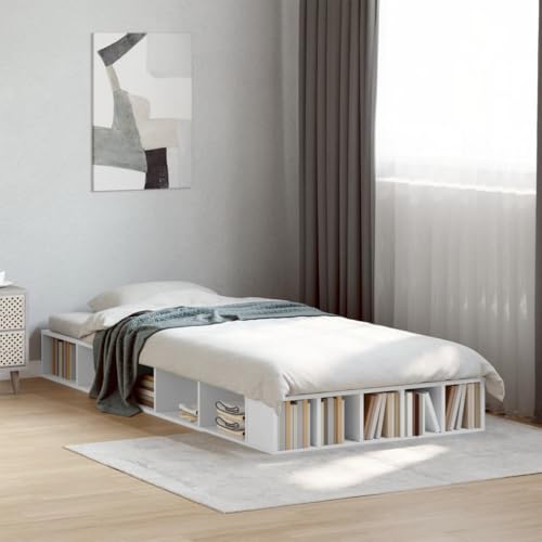 BOWEKAM Haus & Garten Bettgestell ohne Matratze Weiß 90x200 cm Möbelauswahl von BOWEKAM