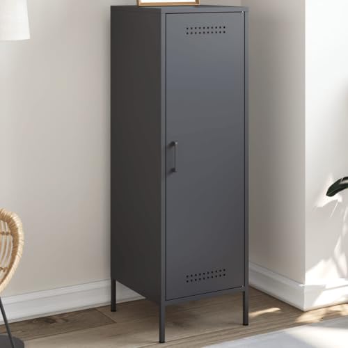 BOWEKAM Haus & Garten Highboard Anthrazit 36x39x113 cm Stahl-Möbel Auswahl von BOWEKAM