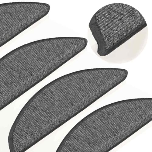 BOWEKAM Haushaltsbedarf Stufenmatten Stufenmatten selbstklebend 15 Stück 56x17x3cm beige und grau von BOWEKAM