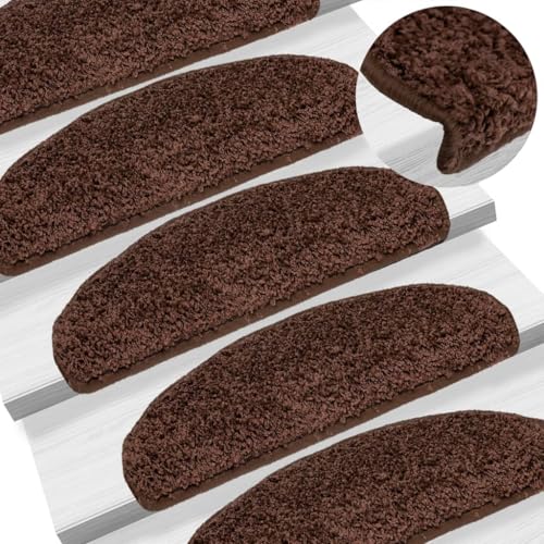 BOWEKAM Haushaltsbedarf Stufenmatten Teppich Stufenmatten 15 Stück braun 65x21x4cm von BOWEKAM