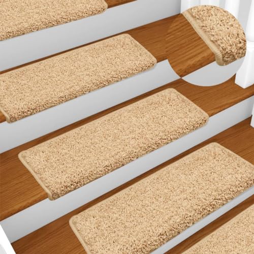 BOWEKAM Haushaltsbedarf Stufenmatten Teppich Stufenmatten Stufenmatten 15 Stück 65x21x4cm Braun von BOWEKAM