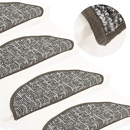 BOWEKAM Haushaltsbedarf Stufenmatten Teppich Stufenmatten Stufenmatten 15 Stück Anthrazit 65x21x4cm von BOWEKAM