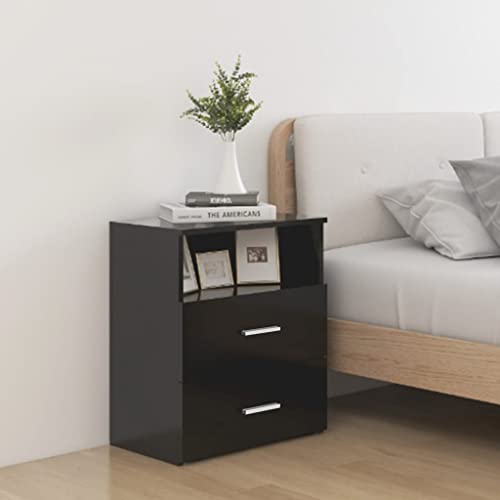 BOWEKAM Home & Garden 2er Set Bett Möbel Schwarz 50x32x60cm von BOWEKAM