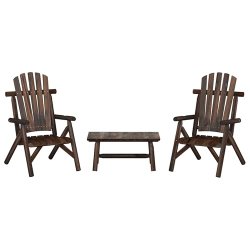BOWEKAM Home & Garden - 3-teiliges Garten-Lounge-Set Massivholz Fichte - Möbel Wahl von BOWEKAM