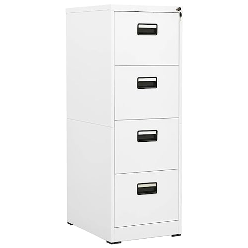 BOWEKAM Home & Garden Aktenschrank weiß 46x62x133cm Stahlmöbel Wahl von BOWEKAM