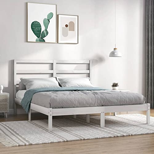 BOWEKAM Home & Garden Bettgestell ohne Matratze weiß 140x200 cm Massivholz Kiefer Möbel Wahl BOWEKAM Home & Garden Bettgestell ohne Matratze weiß 140x200 cm Massivholz Kiefer Möbel Wahl von BOWEKAM