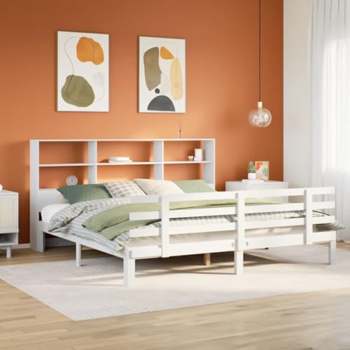 BOWEKAM Home & Garden-Bookcase Bett ohne Matratze Weiß 180x200 cm Super King Massivholz Kiefer Möbel Wahl BOWEKAM Home & Garden-Bookcase Bett ohne Matratze Weiß 180x200 cm Super King Massivholz Kiefer Möbel Wahl von BOWEKAM