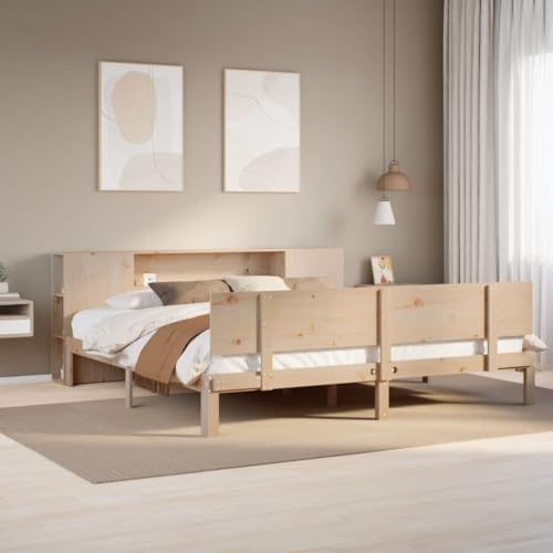 BOWEKAM Home & Garden Bücherregal Bett ohne Matratze 200x200cm Massivholz Kiefer Möbel Wahl BOWEKAM Home & Garden Bücherregal Bett ohne Matratze 200x200cm Massivholz Kiefer Möbel Wahl von BOWEKAM