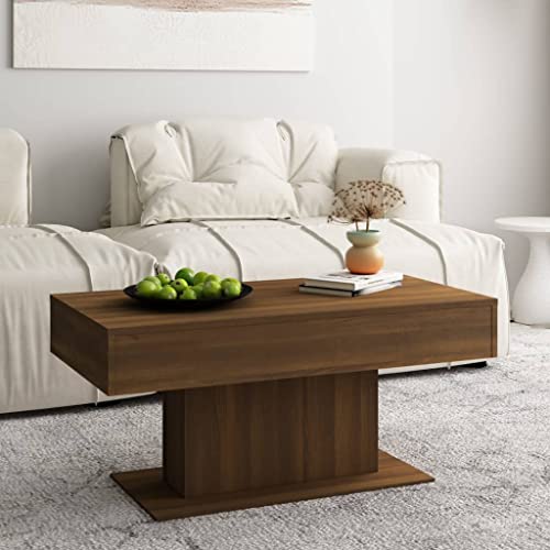 BOWEKAM Home & Garden Couchtisch Braun Eiche 96x50x45cm Holzmöbel Wahl von BOWEKAM