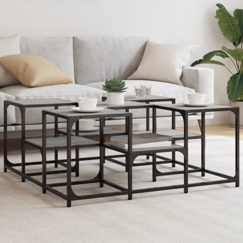 BOWEKAM Home & Garden Couchtisch Grau Sonoma 91x91x40cm Holzmöbel Wahl BOWEKAM Home & Garden Couchtisch Grau Sonoma 91x91x40cm Holzmöbel Wahl von BOWEKAM