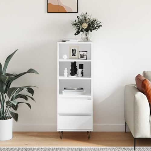 BOWEKAM Home & Garden-Highboard weiß 40x36x110 cm Holz-Möbel Wahl von BOWEKAM