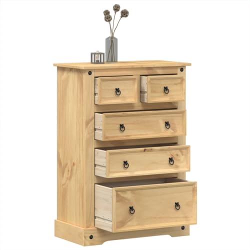 BOWEKAM Home & Garden Kommode Corona 80x43x114 cm Massivholz Kiefer Möbel Wahl von BOWEKAM