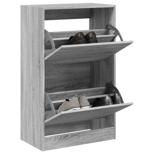 BOWEKAM Home & Garden-Schuhschrank, grau, Sonoma, 60 x 34 x 96,5 cm, Holz-Möbel Wahl BOWEKAM Home & Garden-Schuhschrank, grau, Sonoma, 60 x 34 x 96,5 cm, Holz-Möbel Wahl von BOWEKAM
