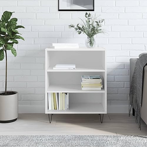 BOWEKAM Home & Garden-Sideboard Hochglanz Weiß 57x35x70cm Holzmöbel Wahl von BOWEKAM