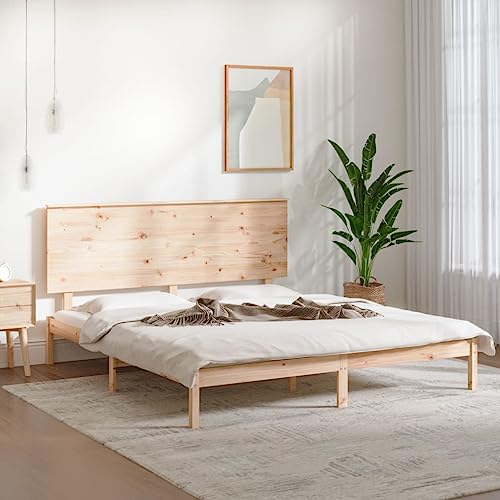 BOWEKAM Möbel, Betten & Accessoires, Betten & Bettrahmen, Bettgestell ohne Matratze, 180 x 200 cm, Super King Massivholz von BOWEKAM