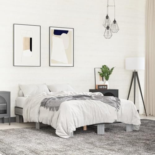 BOWEKAM Möbel, Betten & Accessoires, Betten & Bettrahmen, Bettgestell ohne Matratze, Grau Sonoma 120x190 cm, kleines Doppelbett BOWEKAM Möbel, Betten & Accessoires, Betten & Bettrahmen, Bettgestell ohne Matratze, Grau Sonoma 120x190 cm, kleines Doppelbett von BOWEKAM