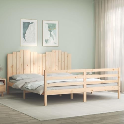 BOWEKAM Möbel, Betten und Accessoires, Betten und Bettrahmen, Bettgestell ohne Matratze, Super-King-Size-Bett, Massivholz BOWEKAM Möbel, Betten und Accessoires, Betten und Bettrahmen, Bettgestell ohne Matratze, Super-King-Size-Bett, Massivholz von BOWEKAM