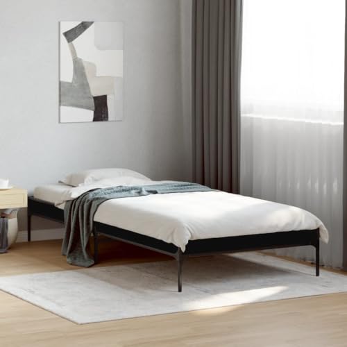 BOWEKAM Möbel, Betten & Accessoires, Betten & Bettrahmen, Bettgestell ohne Matratze, schwarz, 90 x 200 cm von BOWEKAM