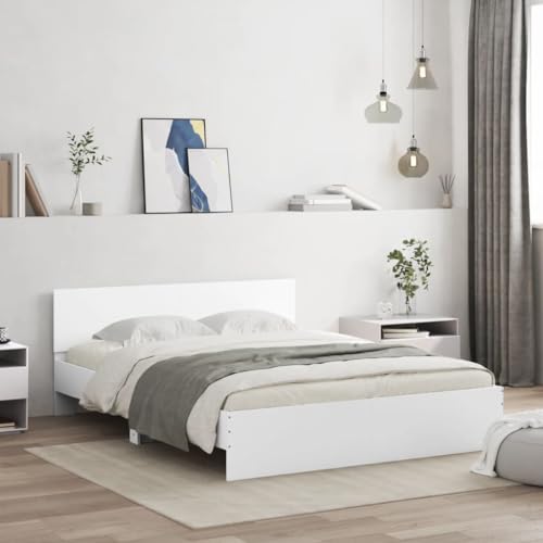 BOWEKAM Möbel, Betten & Accessoires, Betten & Bettrahmen, Bettrahmen mit LED ohne Matratze, weiß, 150 x 200 cm, King-Size BOWEKAM Möbel, Betten & Accessoires, Betten & Bettrahmen, Bettrahmen mit LED ohne Matratze, weiß, 150 x 200 cm, King-Size von BOWEKAM