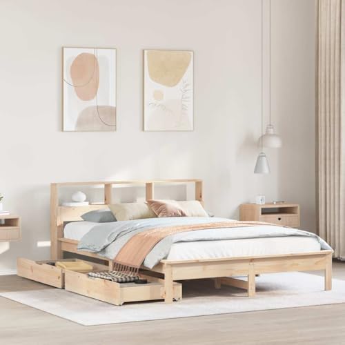 BOWEKAM Möbel, Betten & Accessoires, Betten & Bettrahmen, Bücherregal Bett ohne Matratze 140x190 cm Massivholz Kiefer BOWEKAM Möbel, Betten & Accessoires, Betten & Bettrahmen, Bücherregal Bett ohne Matratze 140x190 cm Massivholz Kiefer von BOWEKAM