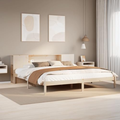 BOWEKAM Möbel, Betten & Accessoires, Betten & Bettrahmen, Bücherregal Bett ohne Matratze 200x200 cm Massivholz Kiefer BOWEKAM Möbel, Betten & Accessoires, Betten & Bettrahmen, Bücherregal Bett ohne Matratze 200x200 cm Massivholz Kiefer von BOWEKAM