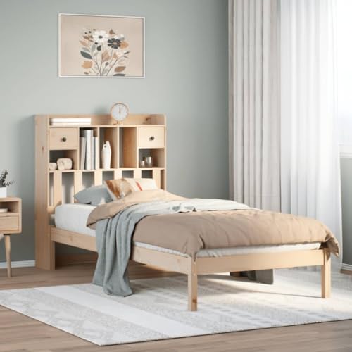 BOWEKAM Möbel, Betten & Accessoires, Betten & Bettrahmen, Bücherregal Bett ohne Matratze 75x190 cm kleines Einzelbett Massivholz Kiefer BOWEKAM Möbel, Betten & Accessoires, Betten & Bettrahmen, Bücherregal Bett ohne Matratze 75x190 cm kleines Einzelbett Massivholz Kiefer von BOWEKAM