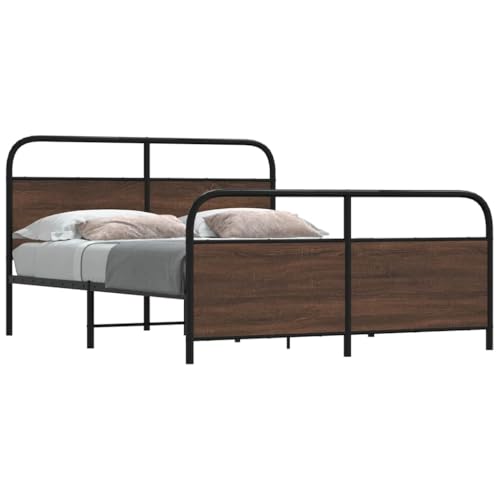 BOWEKAM Möbel, Betten & Accessoires, Betten & Bettrahmen, Metallbettrahmen ohne Matratze, Braun Eiche, 160x200 cm BOWEKAM Möbel, Betten & Accessoires, Betten & Bettrahmen, Metallbettrahmen ohne Matratze, Braun Eiche, 160x200 cm von BOWEKAM