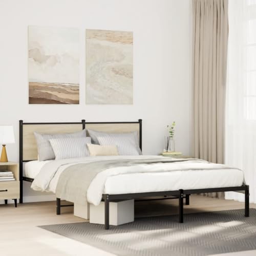 BOWEKAM Möbel, Betten & Accessoires, Betten & Bettrahmen, Metallbettrahmen ohne Matratze Sonoma Eiche 140x200 cm BOWEKAM Möbel, Betten & Accessoires, Betten & Bettrahmen, Metallbettrahmen ohne Matratze Sonoma Eiche 140x200 cm von BOWEKAM