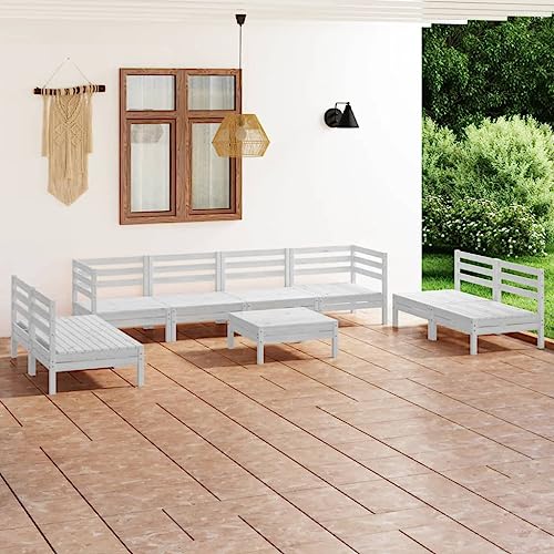 BOWEKAM Möbel, Gartenmöbel, Gartenmöbel-Set, 9-teilig, massives Kiefernholz, Weiß BOWEKAM Möbel, Gartenmöbel, Gartenmöbel-Set, 9-teilig, massives Kiefernholz, Weiß von BOWEKAM