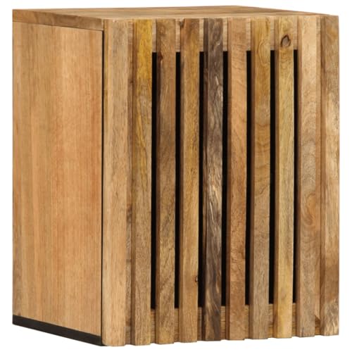 BOWEKAM Möbel, Möbel-Sets, Badezimmermöbel-Sets, Badezimmer-Hängeschrank, 38 x 34 x 48 cm, Massivholz, Mango grob von BOWEKAM