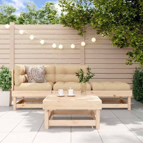 BOWEKAM Möbel, Outdoor-Möbel, Gartenmöbel-Sets, 4-teiliges Garten-Lounge-Set, Massivholz, Kiefer BOWEKAM Möbel, Outdoor-Möbel, Gartenmöbel-Sets, 4-teiliges Garten-Lounge-Set, Massivholz, Kiefer von BOWEKAM