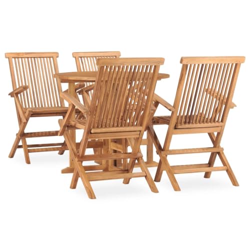 BOWEKAM Möbel, Outdoor-Möbel, Gartenmöbel-Sets, 5-teilig, zusammenklappbar, für den Außenbereich, massives Teakholz BOWEKAM Möbel, Outdoor-Möbel, Gartenmöbel-Sets, 5-teilig, zusammenklappbar, für den Außenbereich, massives Teakholz von BOWEKAM