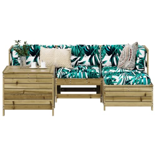 BOWEKAM Möbel, Outdoor-Möbel, Gartenmöbel-Sets, 5-teiliges Gartensofa-Set, imprägniertes Kiefernholz BOWEKAM Möbel, Outdoor-Möbel, Gartenmöbel-Sets, 5-teiliges Gartensofa-Set, imprägniertes Kiefernholz von BOWEKAM