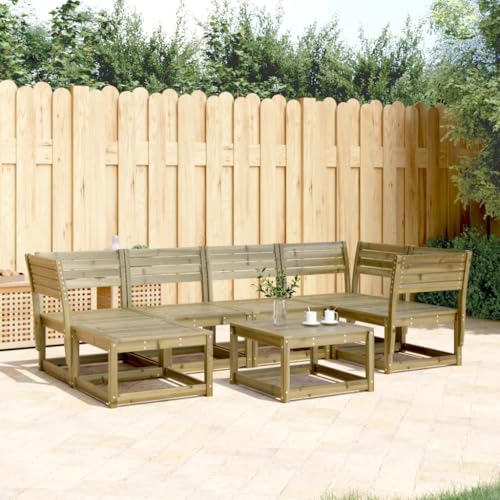 BOWEKAM Möbel, Outdoor-Möbel, Gartenmöbel-Sets, 6-teiliges Garten-Sofa-Set, imprägniertes Kiefernholz BOWEKAM Möbel, Outdoor-Möbel, Gartenmöbel-Sets, 6-teiliges Garten-Sofa-Set, imprägniertes Kiefernholz von BOWEKAM