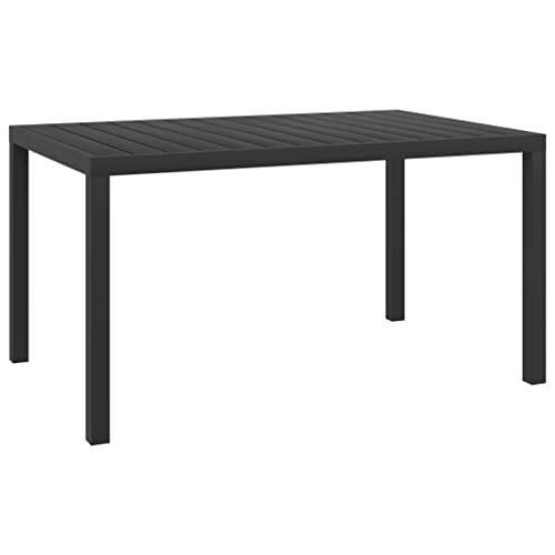 BOWEKAM Möbel, Outdoor-Möbel, Outdoor-Tische, Gartentisch, schwarz, 150 x 90 x 74 cm, Aluminium und WPC BOWEKAM Möbel, Outdoor-Möbel, Outdoor-Tische, Gartentisch, schwarz, 150 x 90 x 74 cm, Aluminium und WPC von BOWEKAM