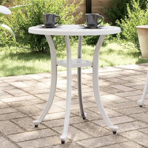 BOWEKAM Möbel, Outdoor-Möbel, Outdoor-Tische, Gartentisch, weiß, 48 x 53 cm, Aluminiumguss BOWEKAM Möbel, Outdoor-Möbel, Outdoor-Tische, Gartentisch, weiß, 48 x 53 cm, Aluminiumguss von BOWEKAM