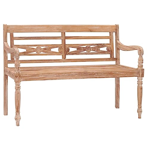 BOWEKAM Möbel, Outdoor-Möbel, Sitzgelegenheiten im Freien, Bänke im Freien, Batavia-Bank, 120 cm, weiß gekalkt, massives Teakholz BOWEKAM Möbel, Outdoor-Möbel, Sitzgelegenheiten im Freien, Bänke im Freien, Batavia-Bank, 120 cm, weiß gekalkt, massives Teakholz von BOWEKAM